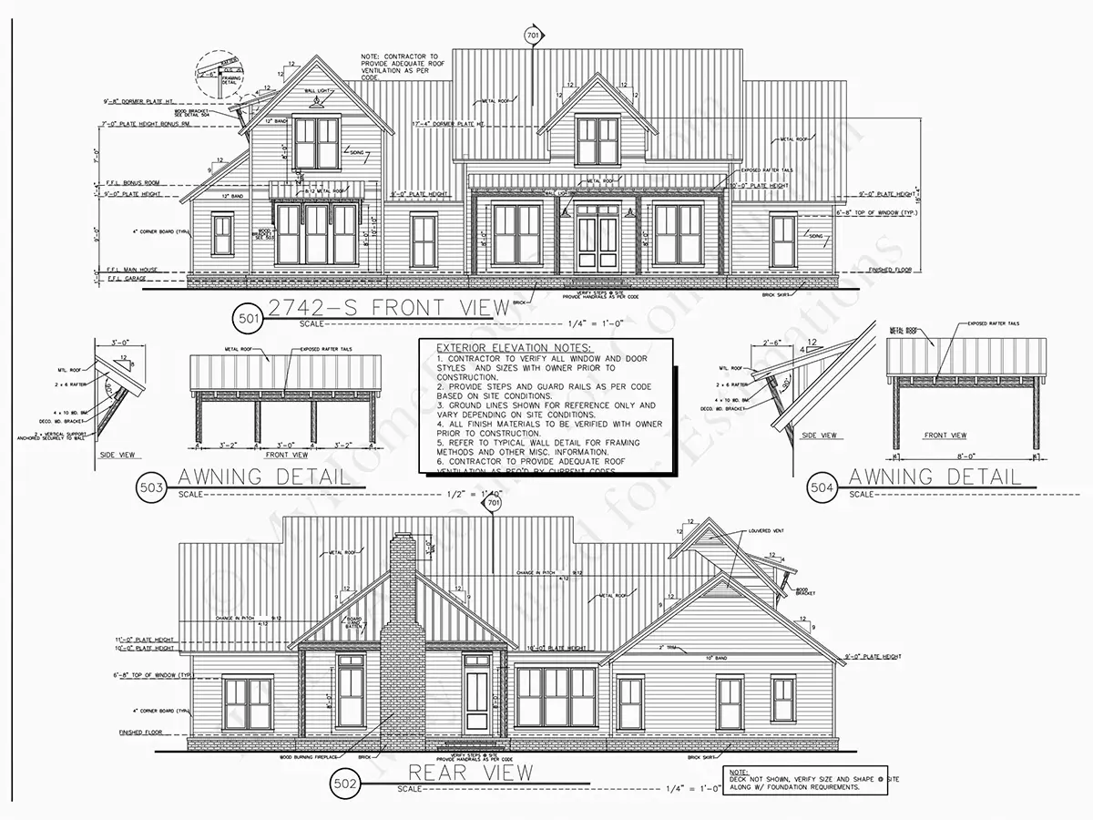 Projekt domu parterowego o pow. 255 m²: 4 Sypialnie, 4 Łazienki, Otwarta kuchnia, Garaż