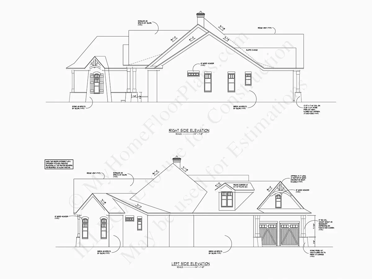 Projekt domu parterowego o pow. 301 m²: 4 Sypialnie, Gabinet, 4 Łazienki, Otwarta kuchnia, Garaż