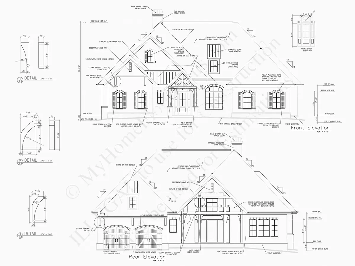 Projekt domu parterowego o pow. 257 m²: 2 Sypialnie, Gabinet, 4 Łazienki, Otwarta kuchnia, Garaż
