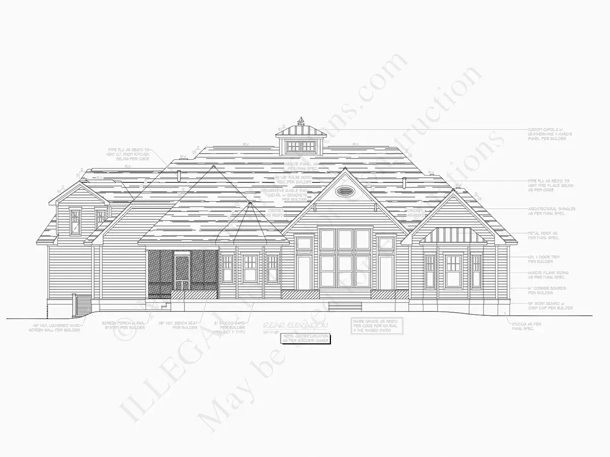 Projekt domu z poddaszem użytkowym o pow. 408 m²: 3 Sypialnie, Gabinet, 4 Łazienki, Otwarta kuchnia, Garaż