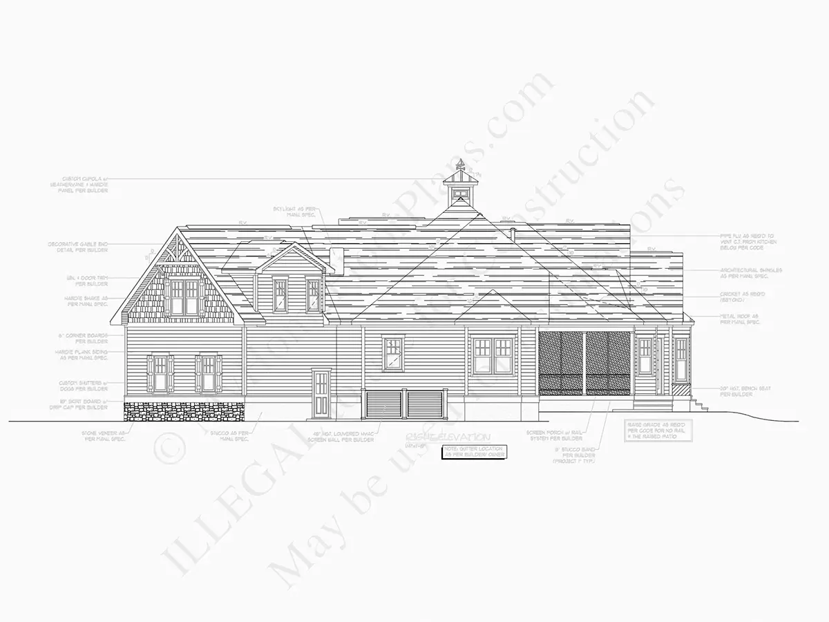 Projekt domu z poddaszem użytkowym o pow. 408 m²: 3 Sypialnie, Gabinet, 4 Łazienki, Otwarta kuchnia, Garaż