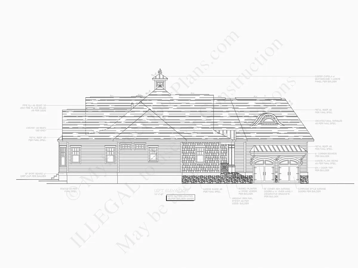 Projekt domu z poddaszem użytkowym o pow. 408 m²: 3 Sypialnie, Gabinet, 4 Łazienki, Otwarta kuchnia, Garaż