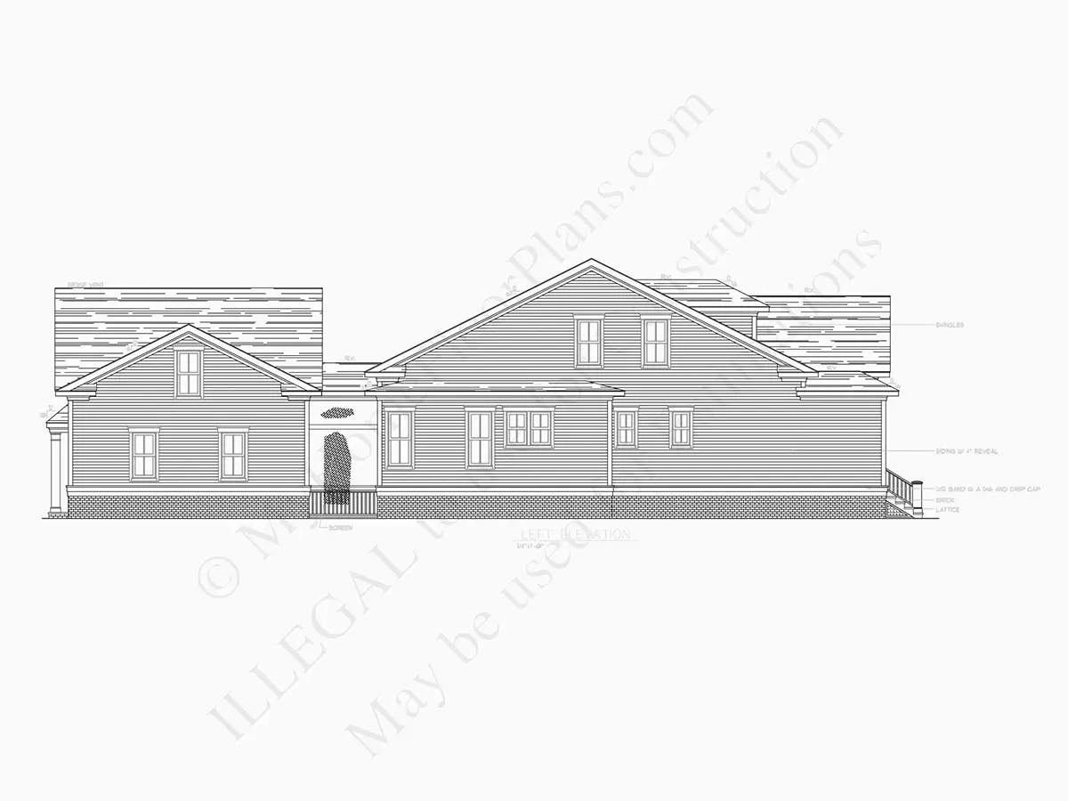Projekt domu z poddaszem użytkowym o pow. 178 m²: 4 Sypialnie, 3 Łazienki, Garaż