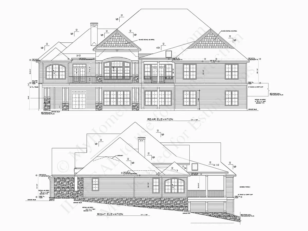 Projekt domu parterowego o pow. 314 m²: 4 Sypialnie, Gabinet, 5 Łazienki, Garaż