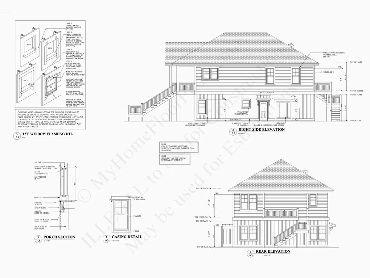 Projekt domu piętrowego o pow. 197 m²: 4 Sypialnie, 4 Łazienki, Otwarta kuchnia, Garaż