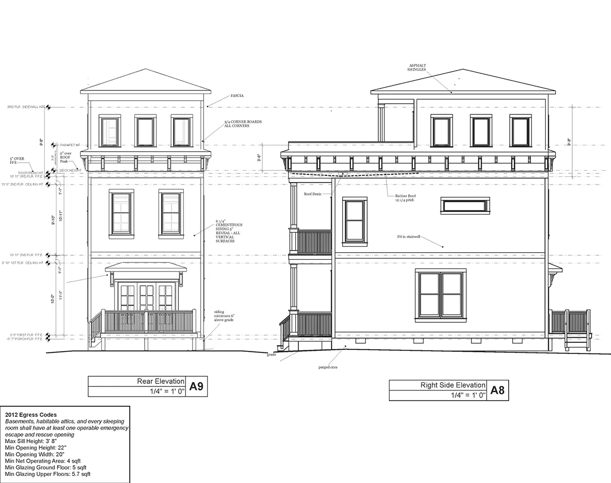 Projekt domu dwupiętrowego o pow. 117 m²: 2 Sypialnie, 4 Łazienki, Otwarta kuchnia, bez Garażu