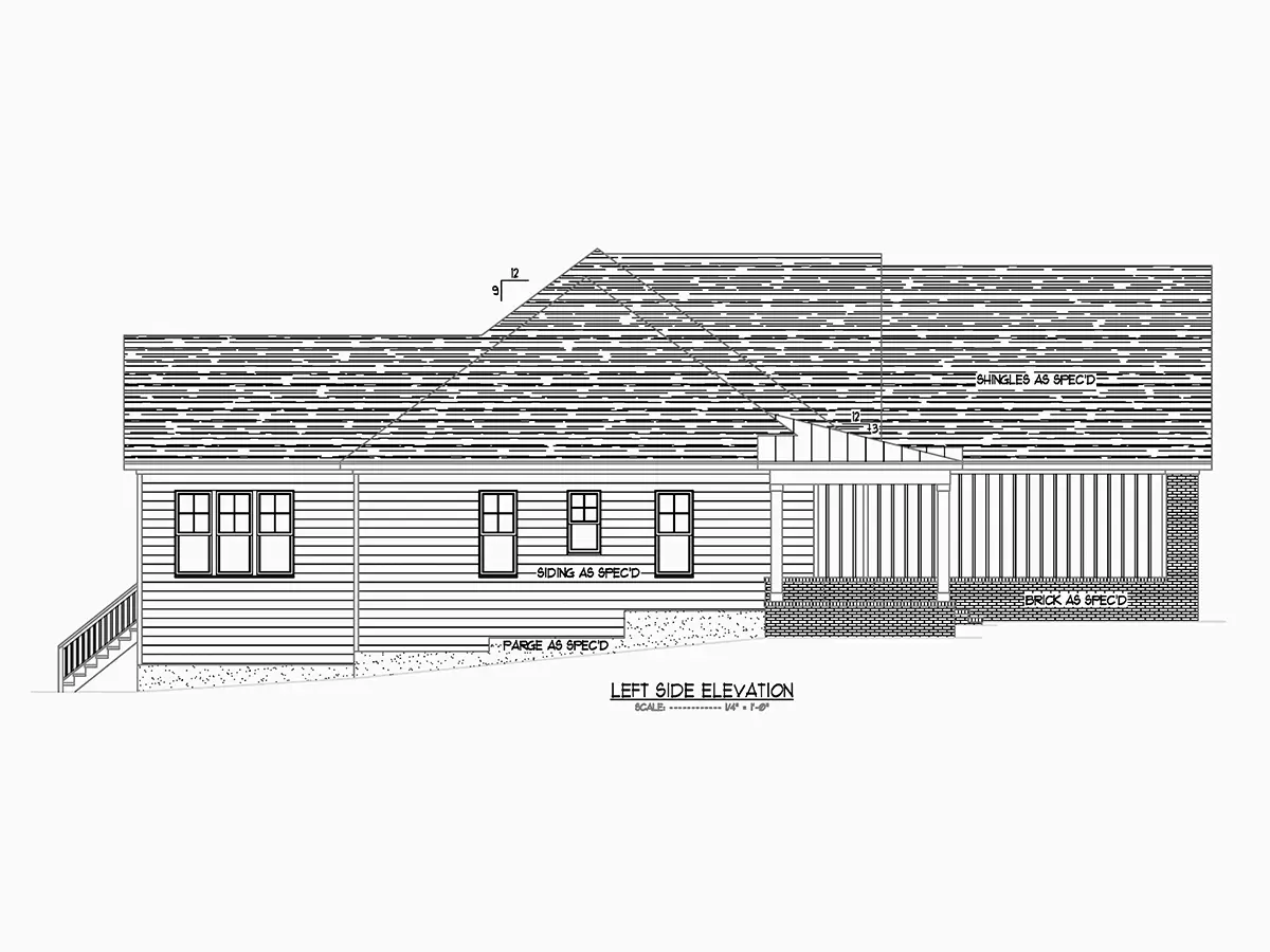 Projekt domu z poddaszem użytkowym o pow. 297 m²: 4 Sypialnie, Gabinet, 4 Łazienki, Otwarta kuchnia, Garaż