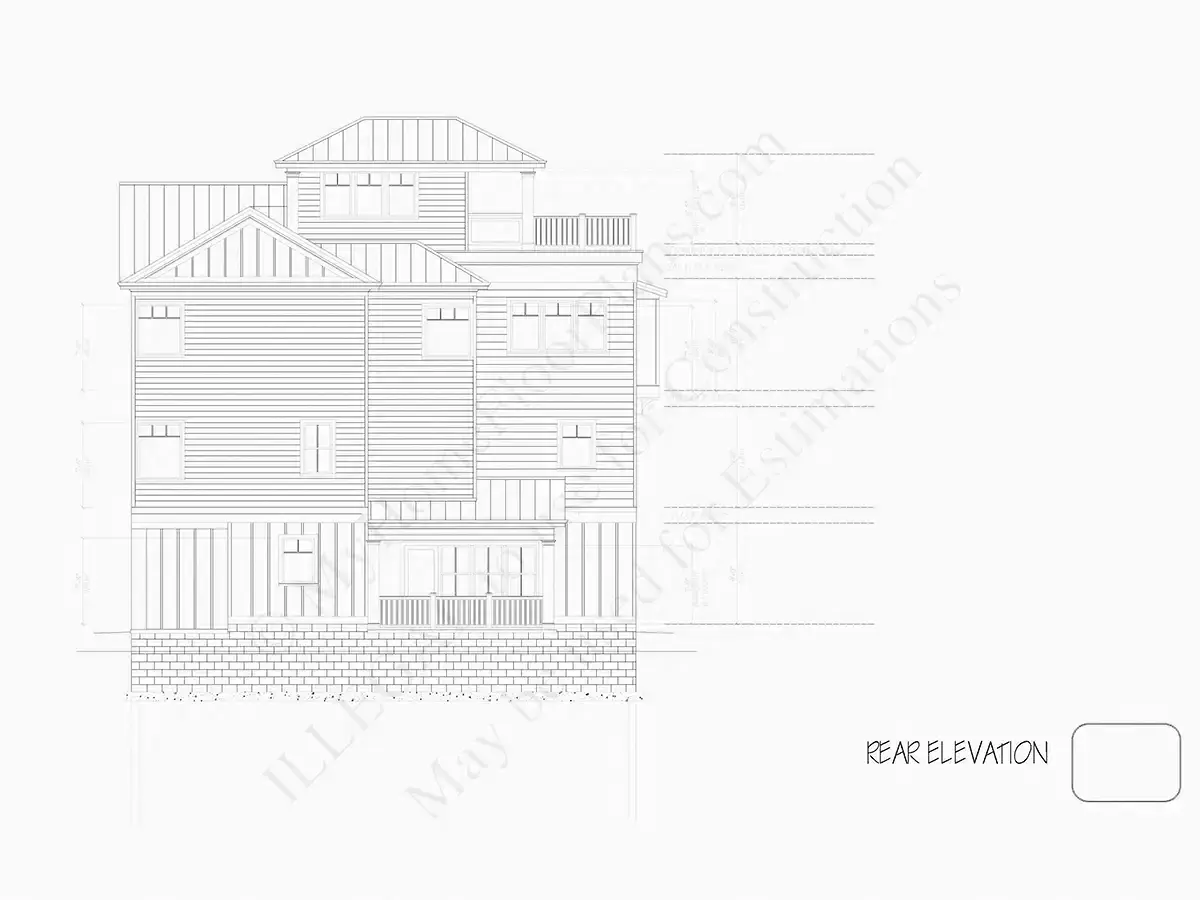 Projekt domu dwupiętrowego o pow. 473 m²: 5 Sypialnie, 5 Łazienki, Otwarta kuchnia, Garaż
