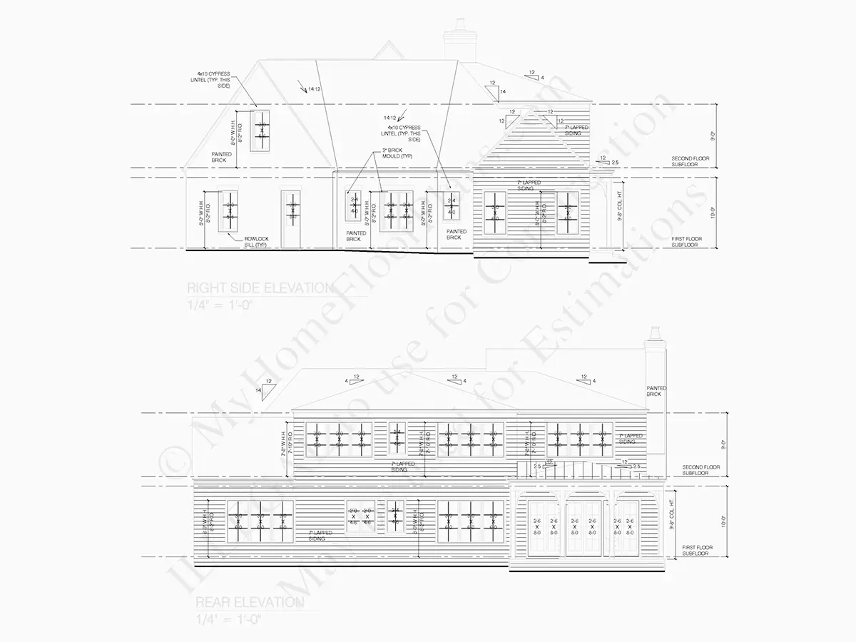 Projekt domu z poddaszem użytkowym o pow. 357 m²: 4 Sypialnie, 5 Łazienki, Otwarta kuchnia, Garaż