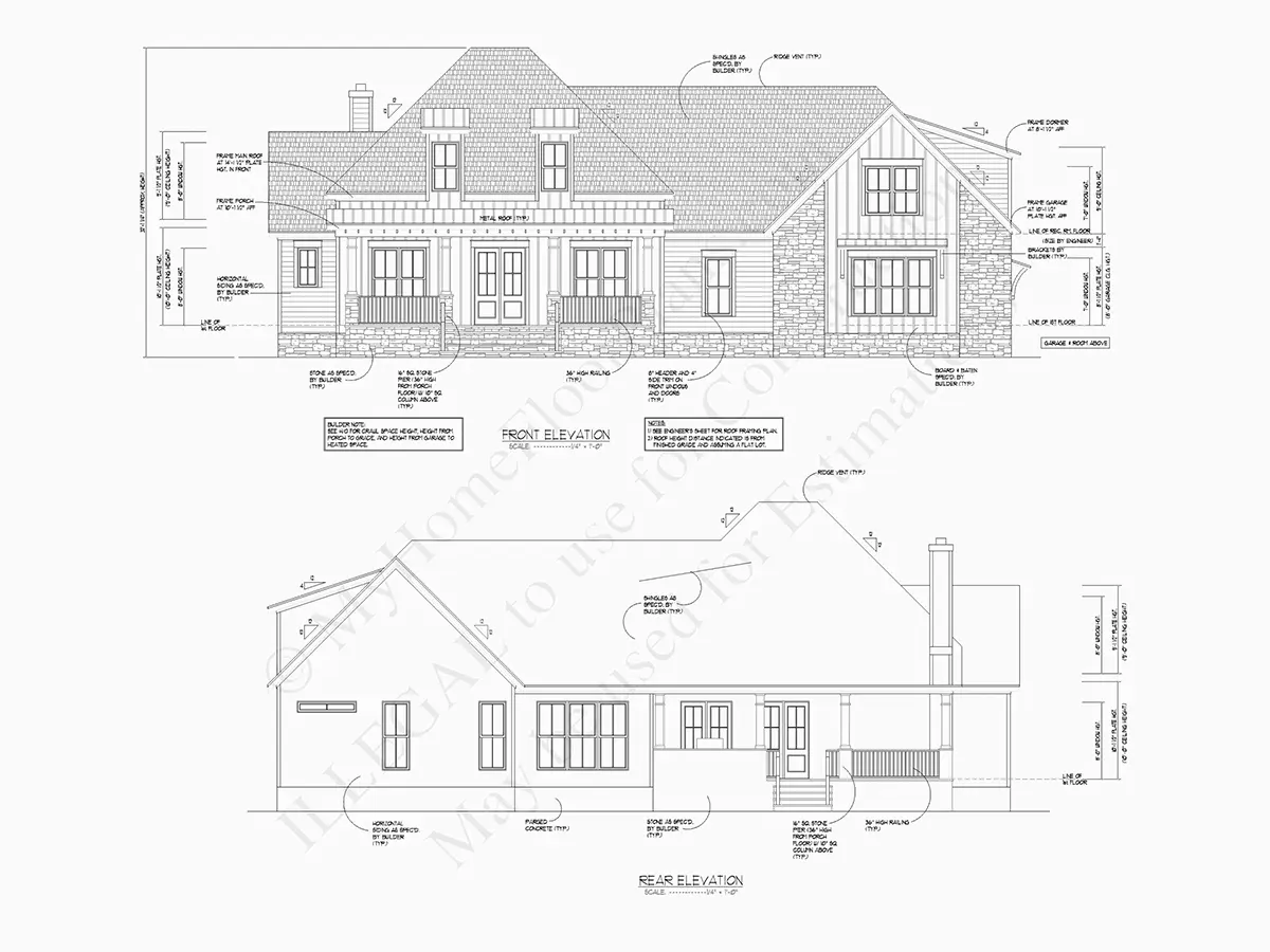 Projekt domu z poddaszem użytkowym o pow. 317 m²: 4 Sypialnie, Gabinet, 4 Łazienki, Otwarta kuchnia, Garaż