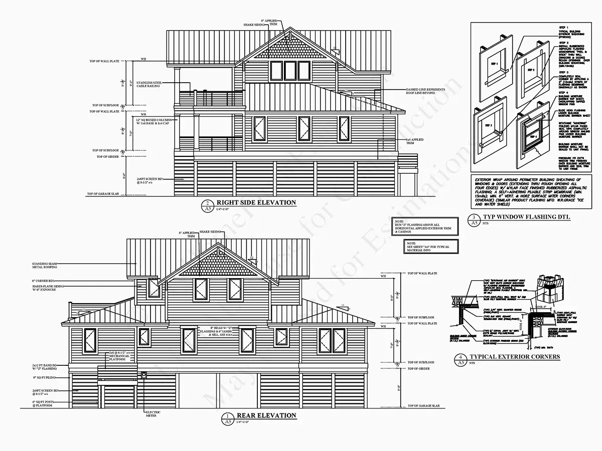 Projekt domu dwupiętrowego o pow. 275 m²: 3 Sypialnie, 3 Łazienki, Otwarta kuchnia, Garaż