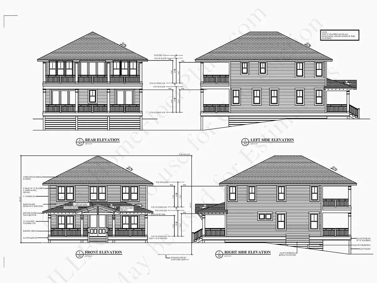 Projekt domu piętrowego o pow. 219 m²: 5 Sypialnie, 3 Łazienki, Otwarta kuchnia, bez Garażu