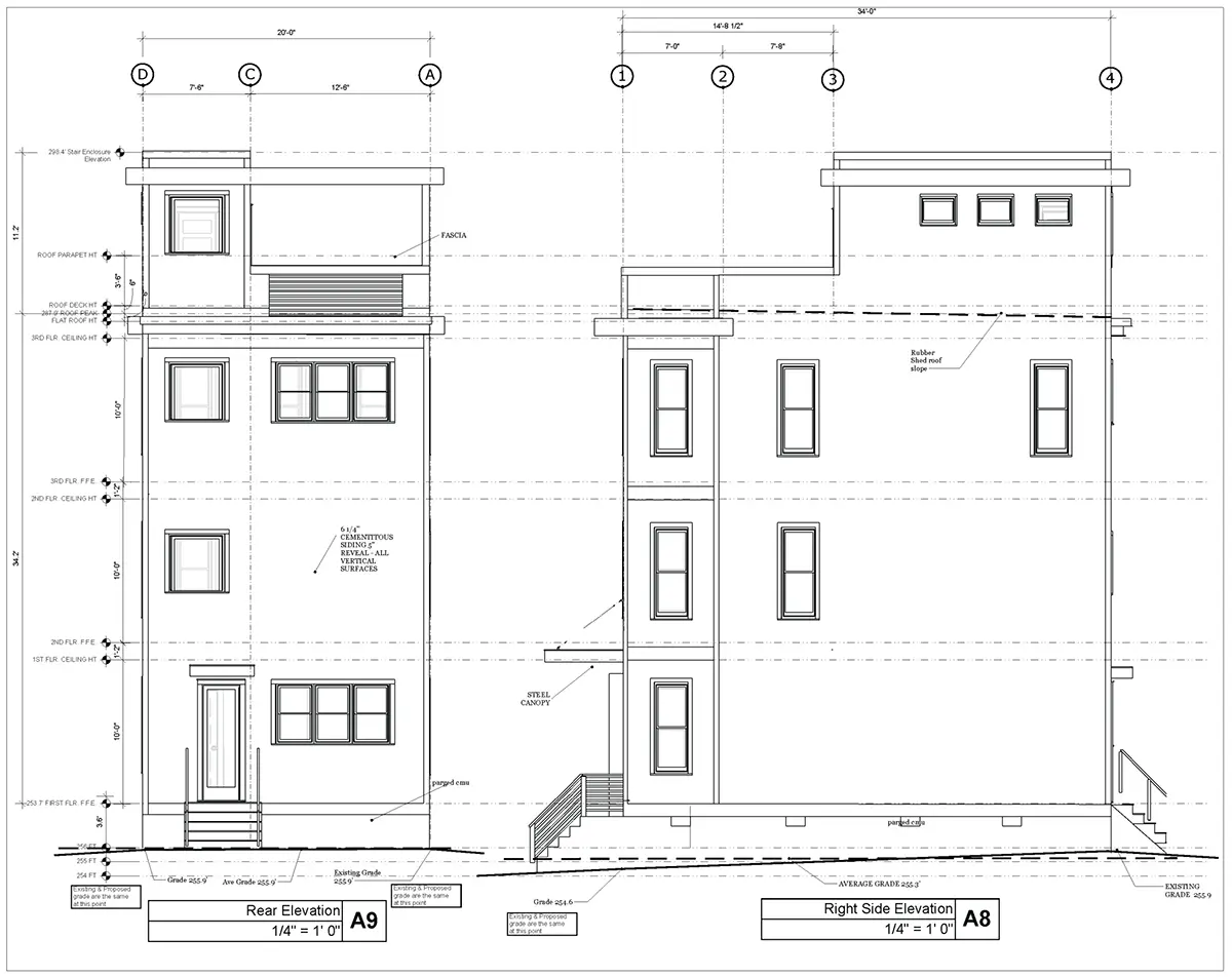 Projekt domu dwupiętrowego o pow. 200 m²: 3 Sypialnie, Gabinet, 3 Łazienki, Otwarta kuchnia, bez Garażu