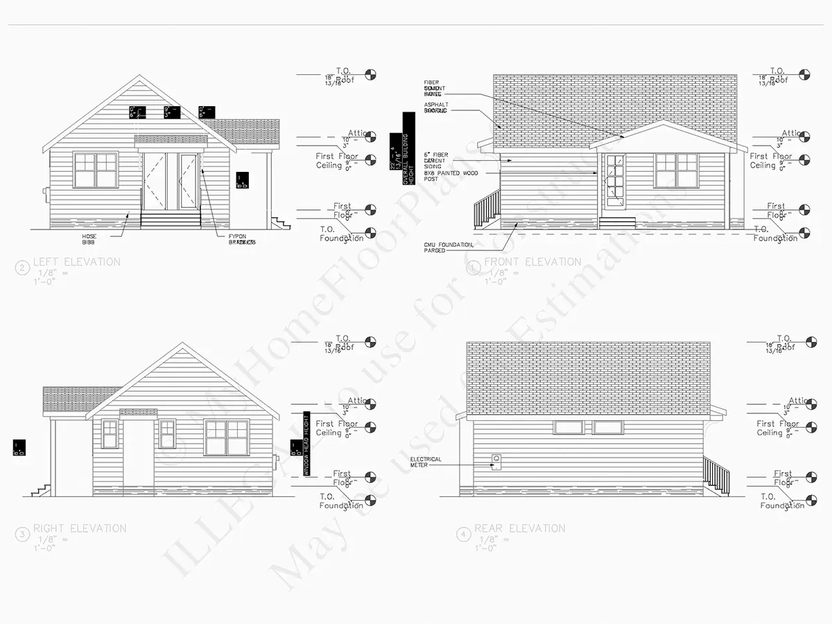 Projekt domu parterowego o pow. 70 m²: 2 Sypialnie, 2 Łazienki, Otwarta kuchnia, bez Garażu
