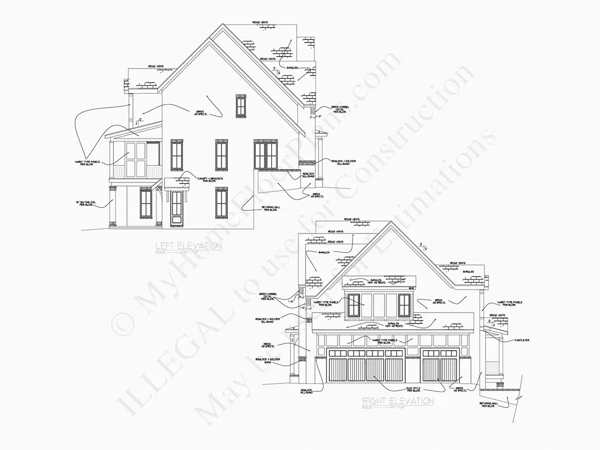 Projekt domu piętrowego + piwnicą o pow. 632 m²: 5 Sypialnie, Gabinet, 6 Łazienki, Otwarta kuchnia, Garaż