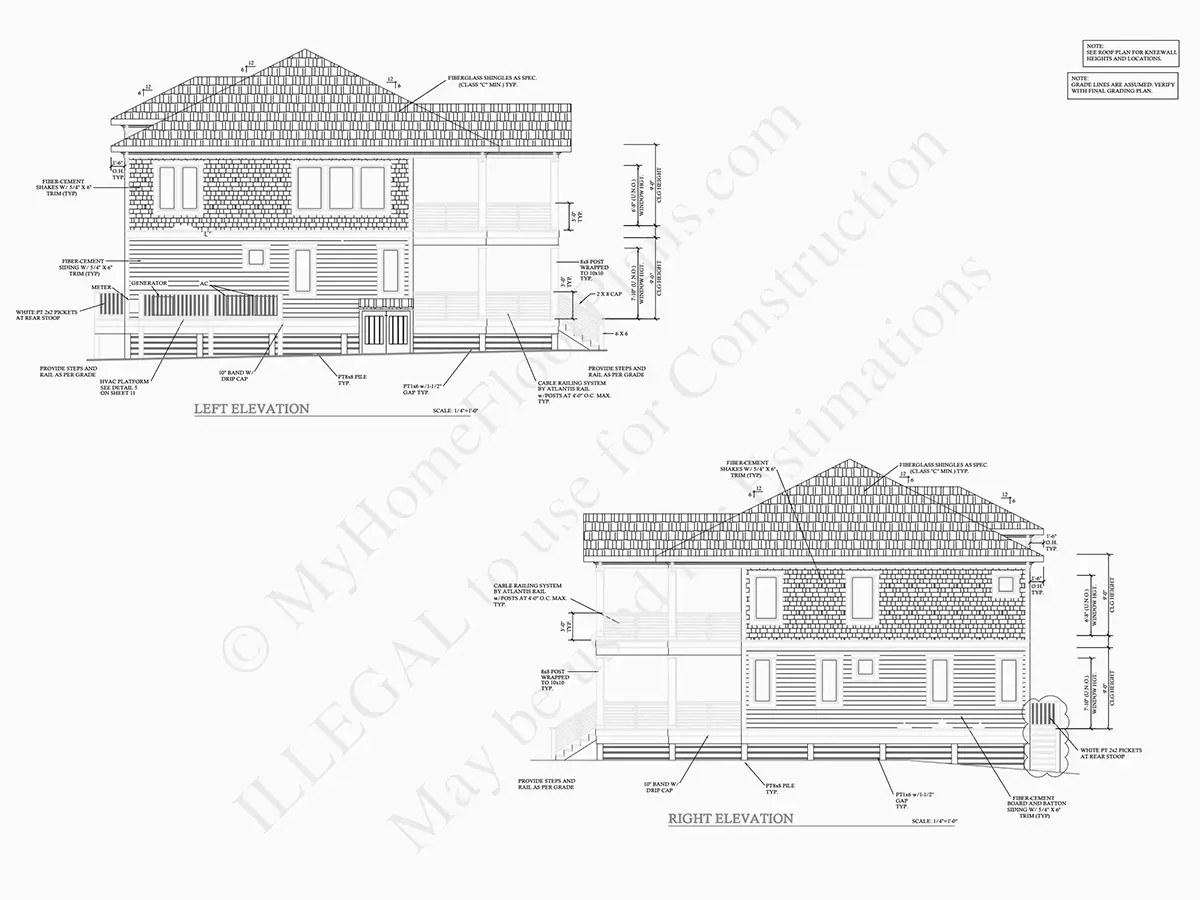 Elewacje 24 – Projekt domu piętrowego o pow. 276 m²: 4 Sypialnie, 5 Łazienki, Garaż — 10386R