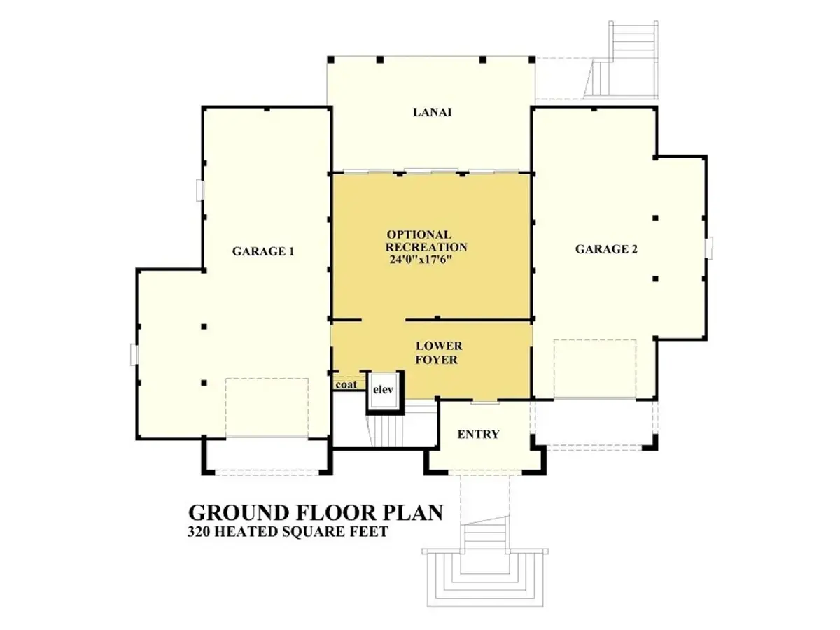 Piwnica 8 – Projekt domu dwupiętrowego o pow. 573 m²: 4 Sypialnie, 6 Łazienki, Otwarta kuchnia, Garaż — 90915R
