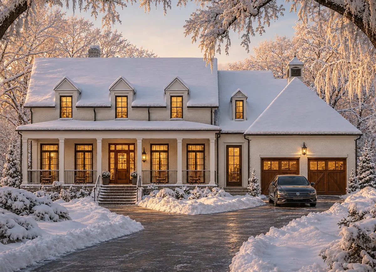 Główne obrazy 3 – Projekt domu piętrowego o pow. 565 m²: 6 Sypialnie, 7 Łazienki, Garaż — 25088R