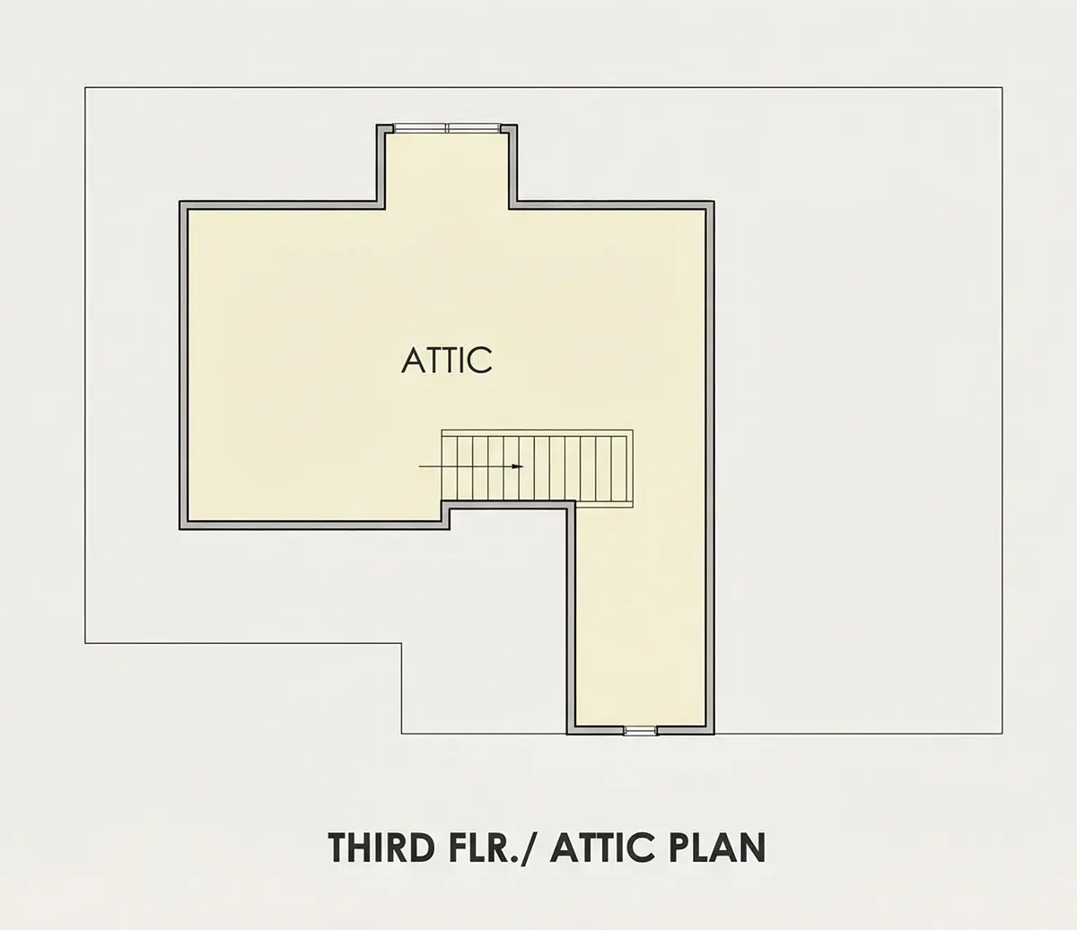 2. piętro 11 – Projekt domu piętrowego o pow. 292 m²: 4 Sypialnie, 4 Łazienki, Otwarta kuchnia, Garaż — 77487R