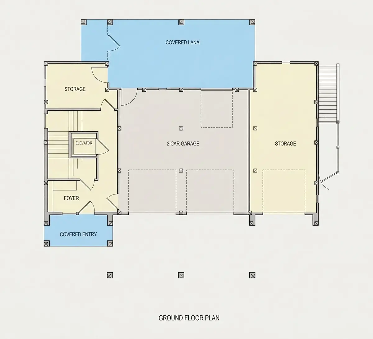 Piwnica 9 – Projekt domu dwupiętrowego o pow. 322 m²: 5 Sypialnie, 4 Łazienki, Otwarta kuchnia, Garaż — 63179R