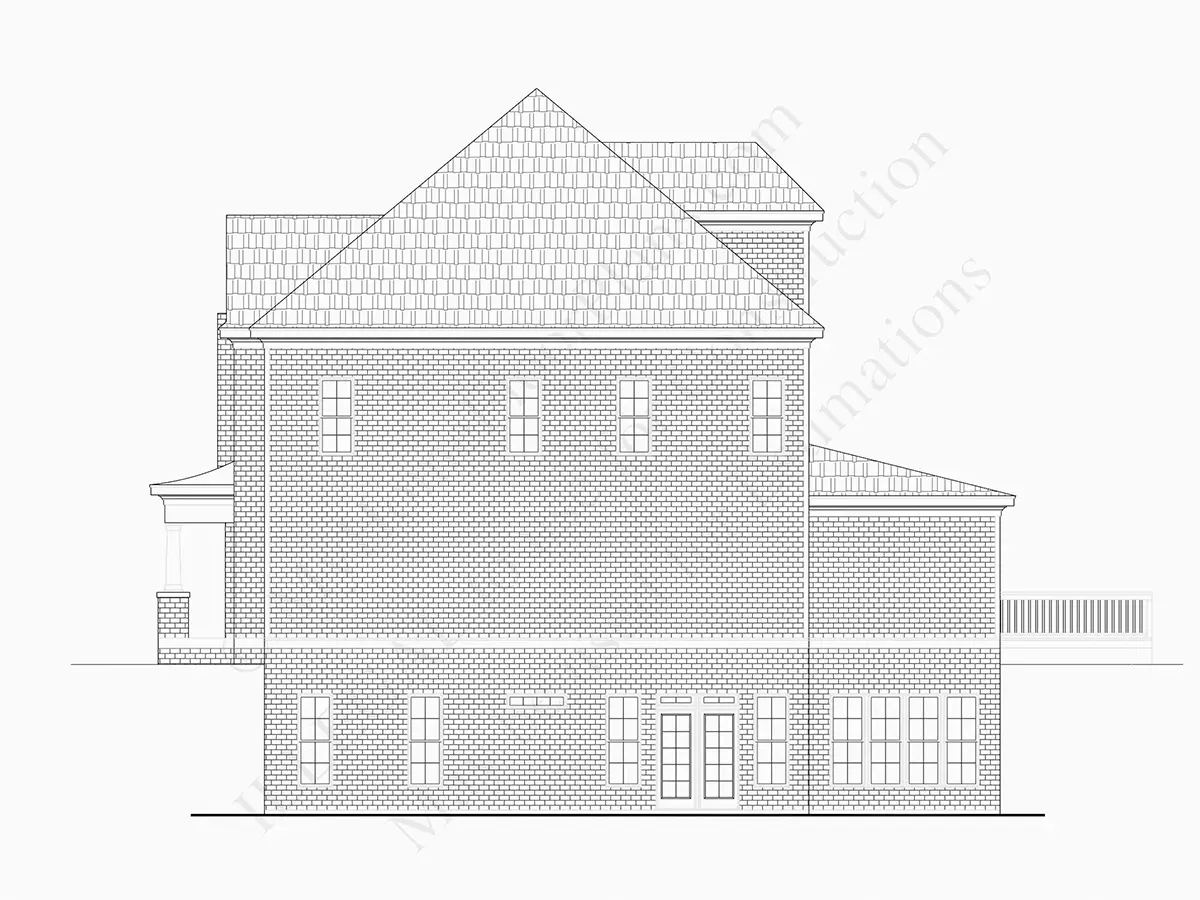 Elewacje 28 – Projekt domu piętrowego o pow. 234 m²: 4 Sypialnie, Gabinet, 3 Łazienki, Otwarta kuchnia, Garaż — 20216R