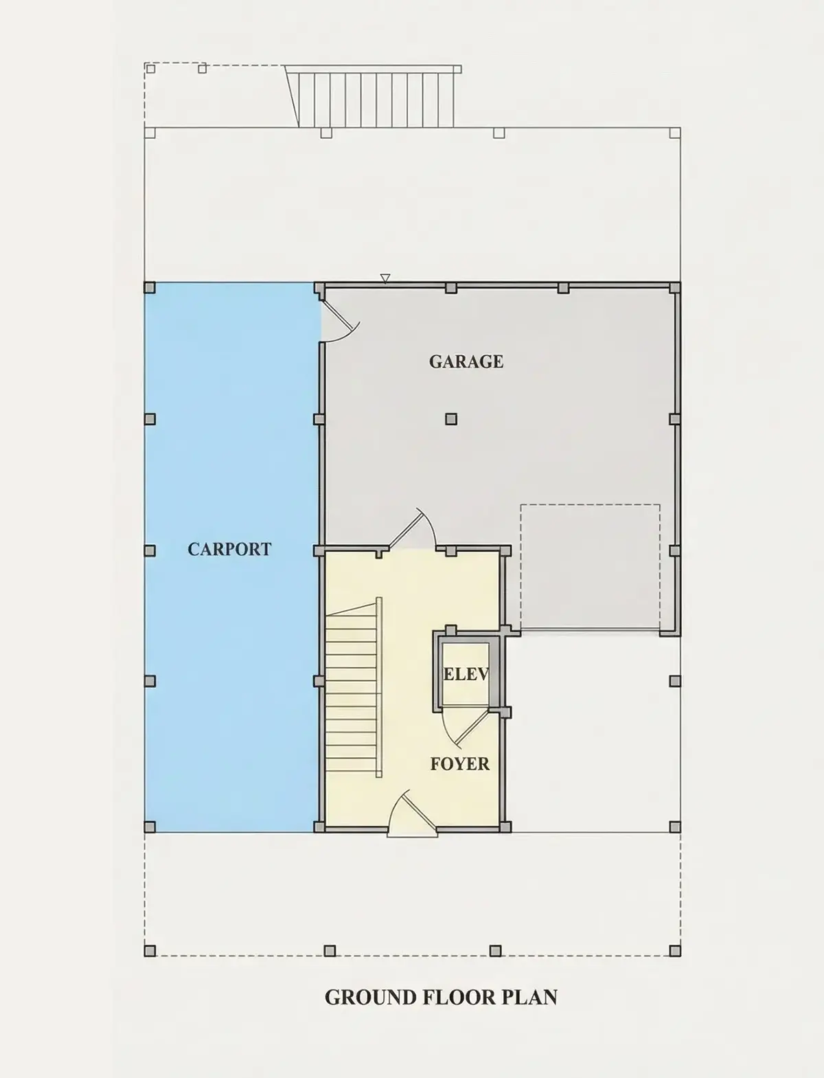 Piwnica 7 – Projekt domu dwupiętrowego o pow. 253 m²: 4 Sypialnie, 4 Łazienki, Otwarta kuchnia, bez Garażu — 32819R