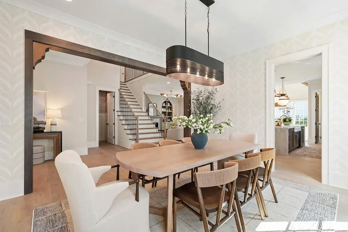 Wnętrza 8 – Projekt domu piętrowego o pow. 384 m²: 5 Sypialnie, Gabinet, 6 Łazienki, Otwarta kuchnia, Garaż — 35974R