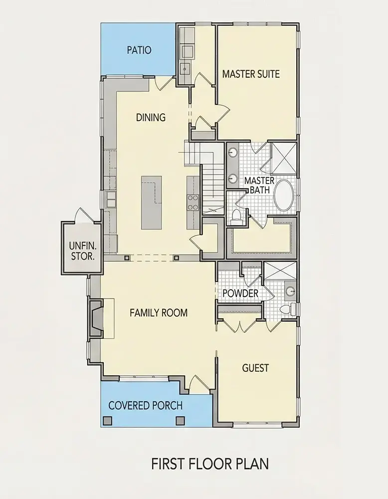 Parter 20 – Projekt domu z poddaszem użytkowym o pow. 235 m², 4 Sypialnie — 88702R