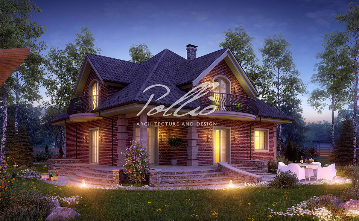 Projekt domu jednorodzinnego o pow. 212 m²: z poddaszem użytkowym, 3 Sypialnie, Gabinet, 3 Łazienki, Otwarta kuchnia