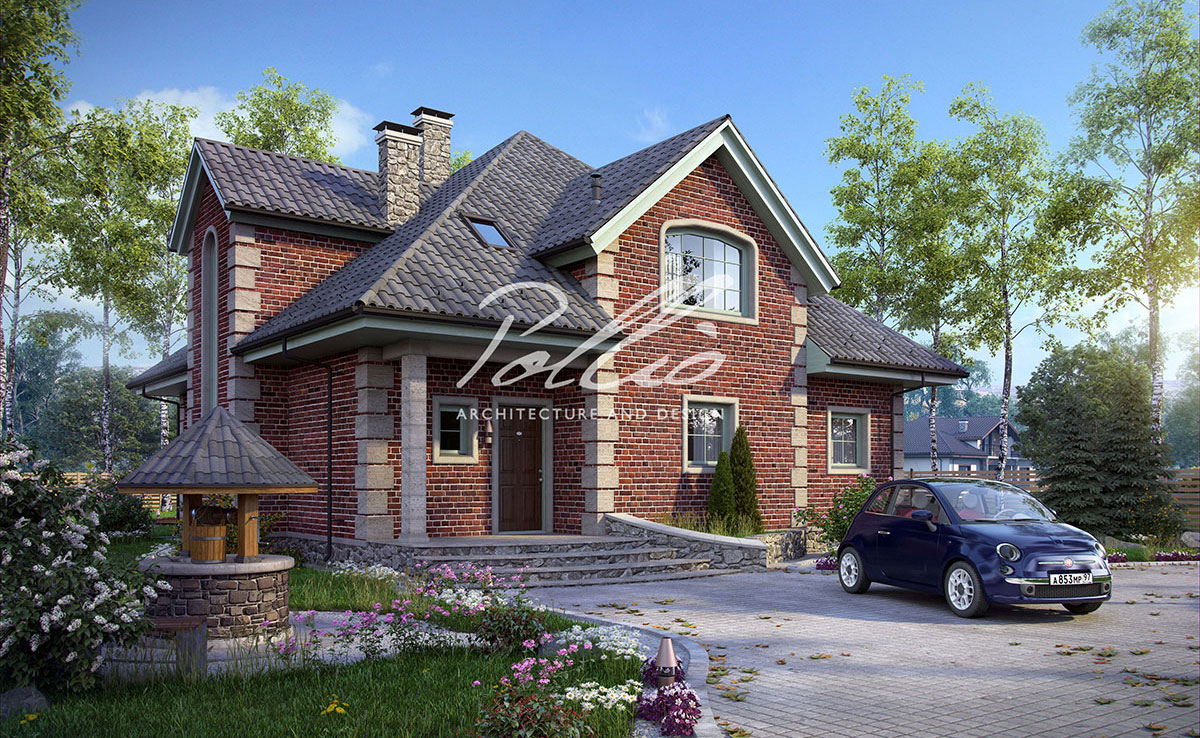 Projekt domu jednorodzinnego o pow. 212 m²: z poddaszem użytkowym, 3 Sypialnie, Gabinet, 3 Łazienki, Otwarta kuchnia