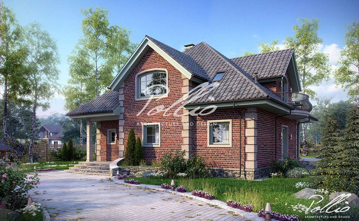 Projekt domu jednorodzinnego o pow. 212 m²: Parterowy z poddaszem użytkowym, 3 Sypialnie, Gabinet, 3 Łazienki, Otwarta kuchnia
