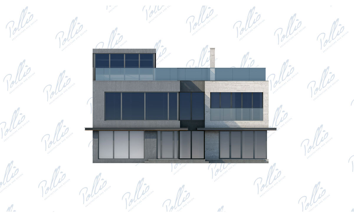 Projekt domu jednorodzinnego o pow. 338 m²: Dwupiętrowy, 4 Sypialnie, Gabinet, 4 Łazienki