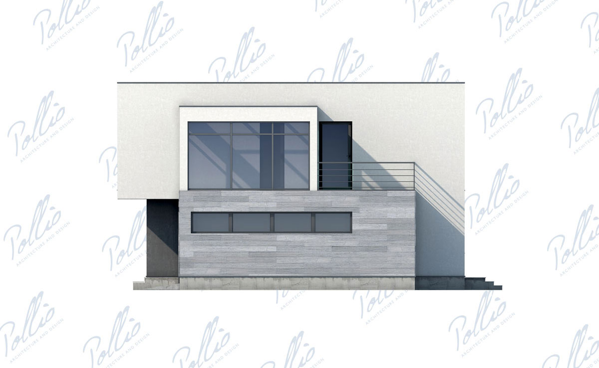 Projekt domu jednorodzinnego o pow. 263 m²: Piętrowy, 3 Sypialnie, Gabinet, 3 Łazienki, Otwarta kuchnia, Garaż