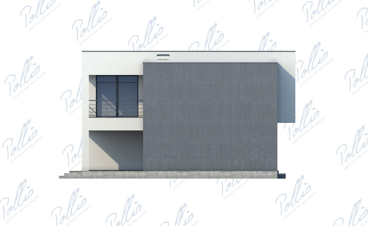 Projekt domu jednorodzinnego o pow. 263 m²: Piętrowy, 3 Sypialnie, Gabinet, 3 Łazienki, Otwarta kuchnia, Garaż