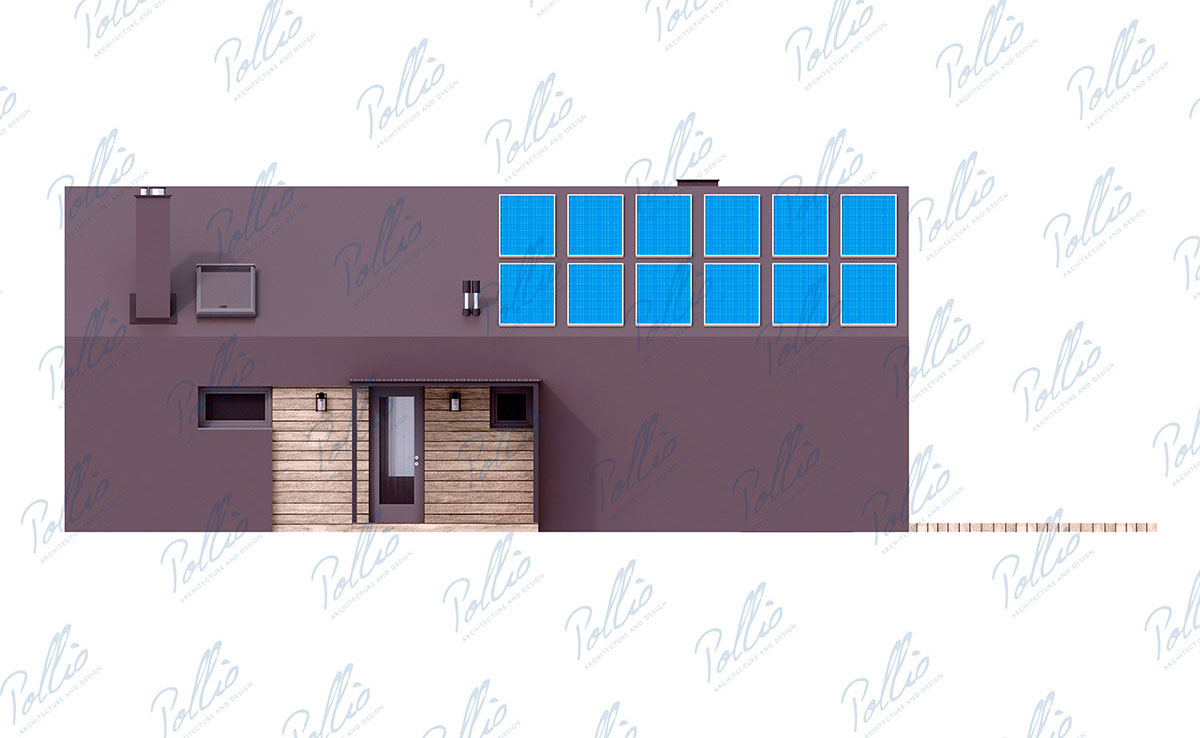 Projekt domu jednorodzinnego o pow. 132 m²: Parterowy z poddaszem użytkowym, 3 Sypialnie, 2 Łazienki, Otwarta kuchnia