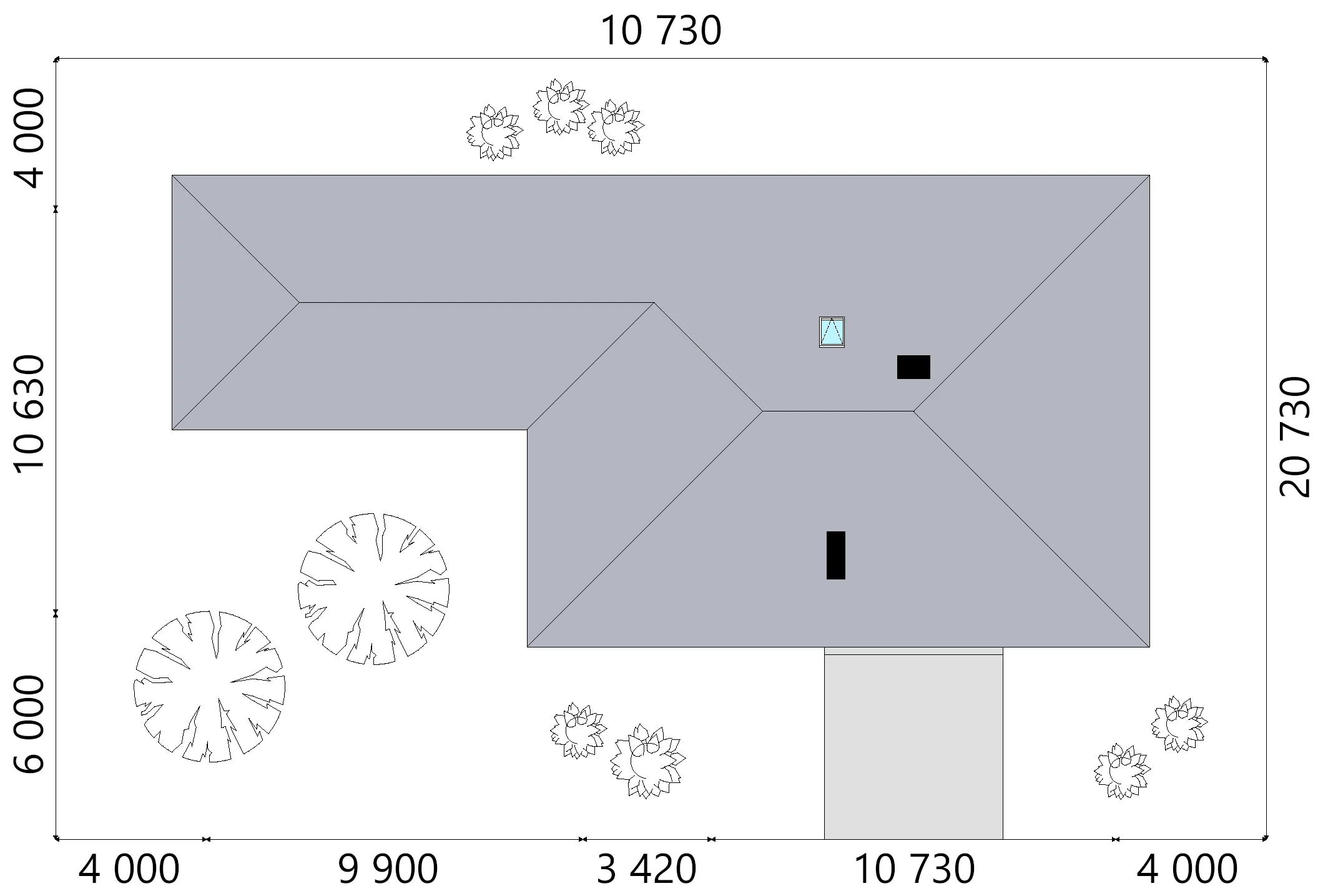 Projekt domu jednorodzinnego o pow. 135 m²: Parterowy, 2 Sypialnie, 1 Łazienki