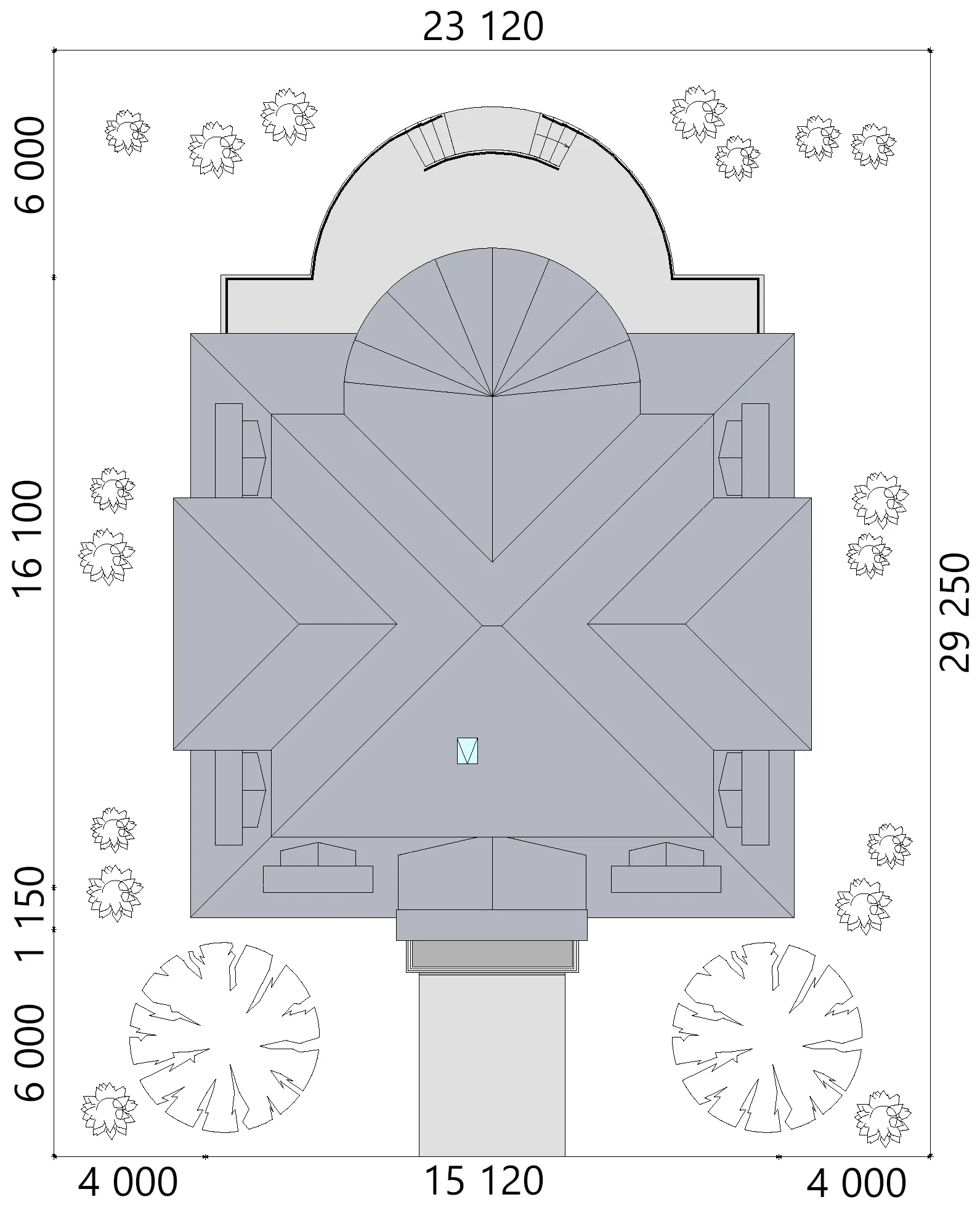 Projekt domu jednorodzinnego o pow. 358 m²: Piętrowy, 4 Sypialnie, 4 Łazienki