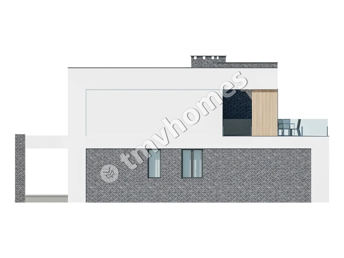 Projekt domu jednorodzinnego o pow. 329 m²: Piętrowy, 5 Sypialnie, 3 Łazienki, Otwarta kuchnia
