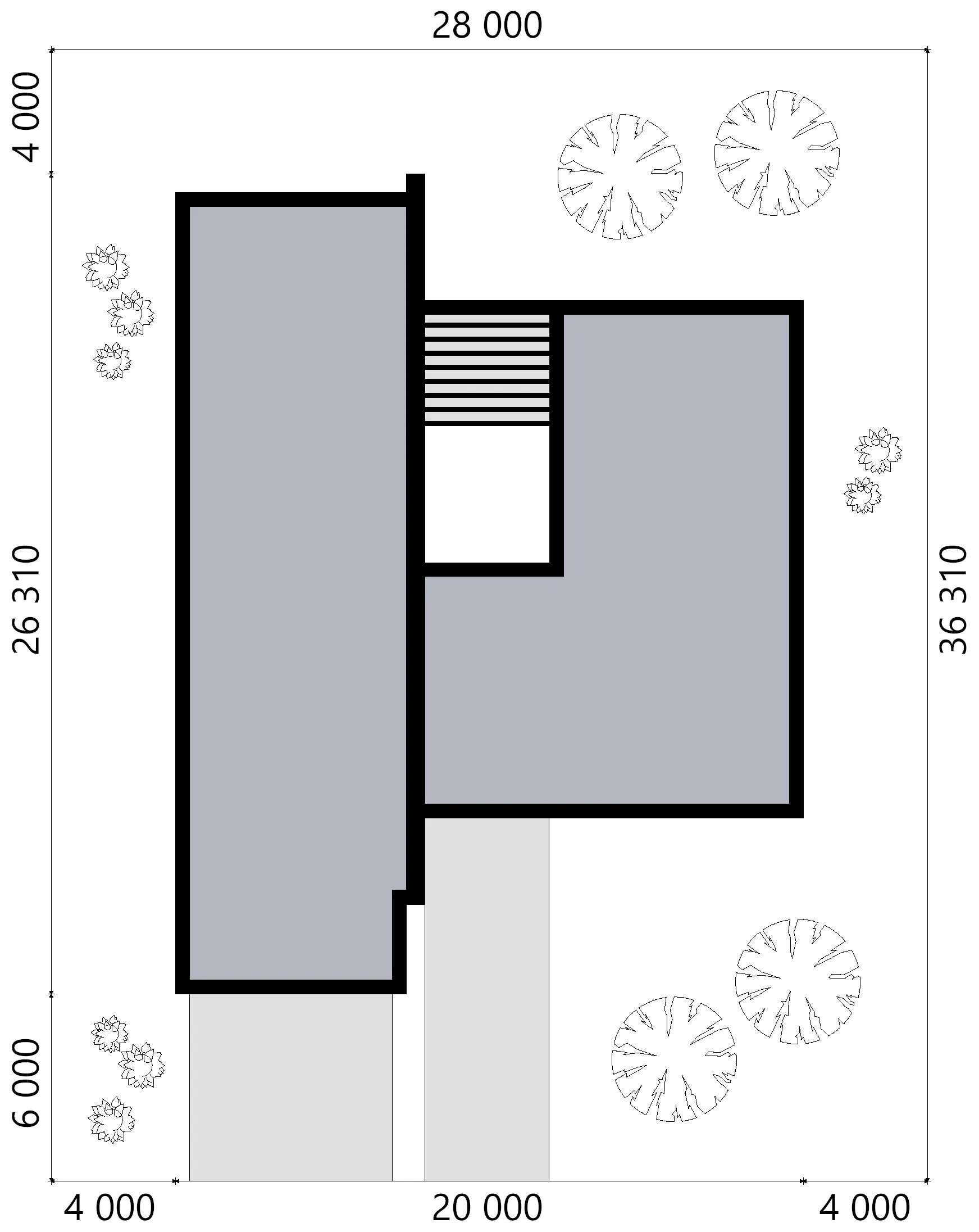 Projekt domu jednorodzinnego o pow. 224 m²: Parterowy, 3 Sypialnie, 3 Łazienki, Otwarta kuchnia, Wiata