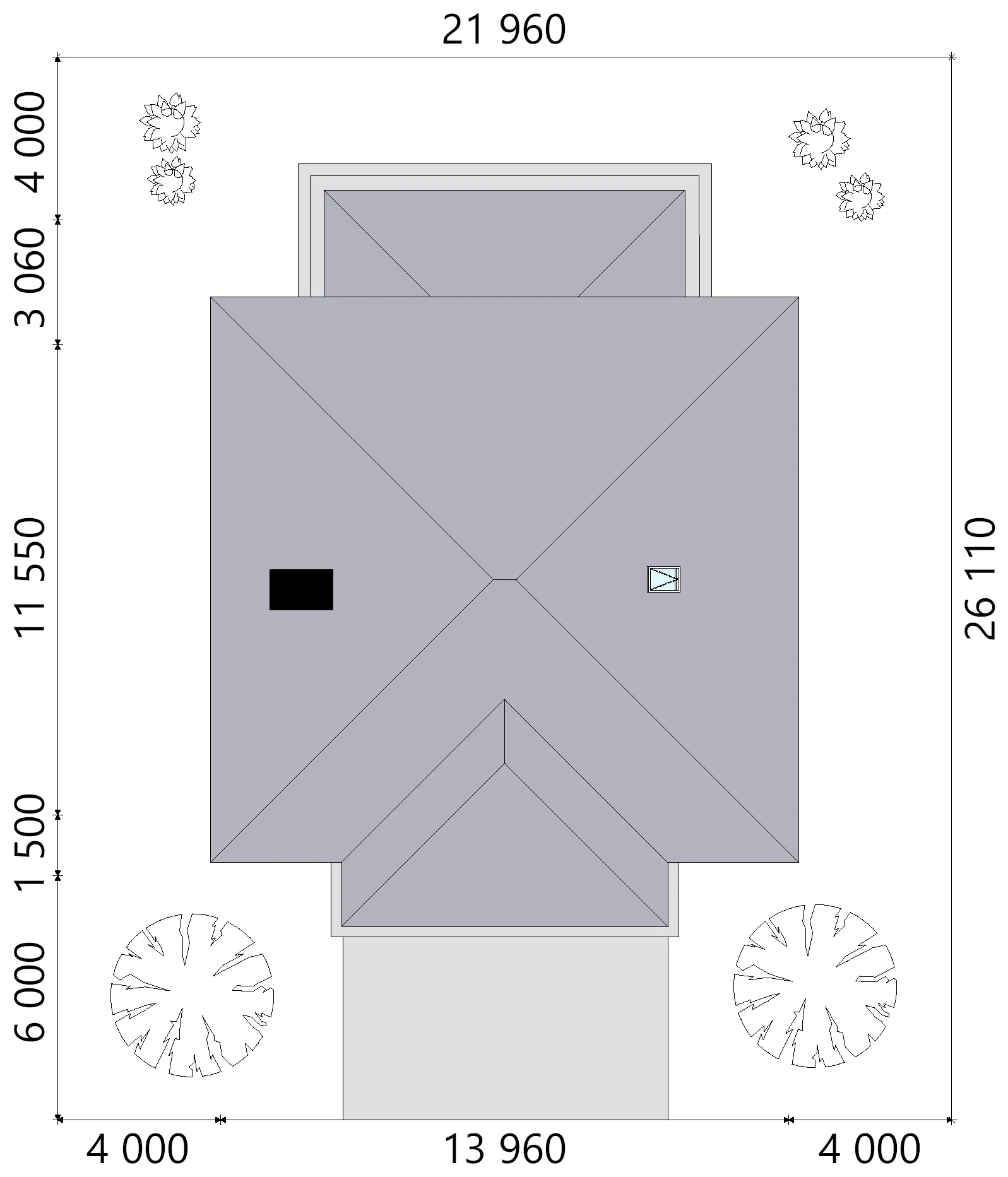 Projekt domu jednorodzinnego o pow. 341 m²: Piętrowy + Piwnica, 3 Sypialnie, Gabinet, 3 Łazienki, Otwarta kuchnia