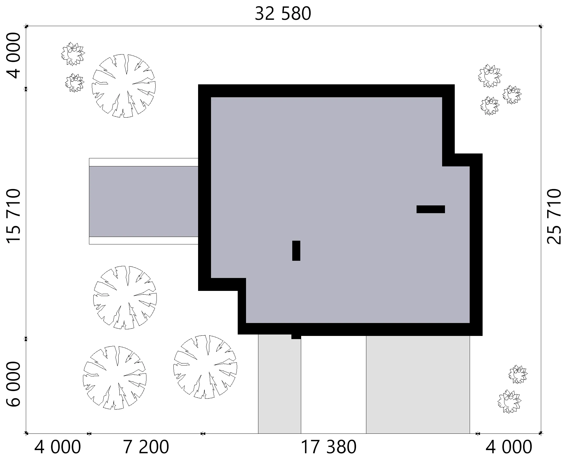 Projekt domu jednorodzinnego o pow. 363 m²: Piętrowy, 5 Sypialnie, 4 Łazienki, Otwarta kuchnia, Wiata
