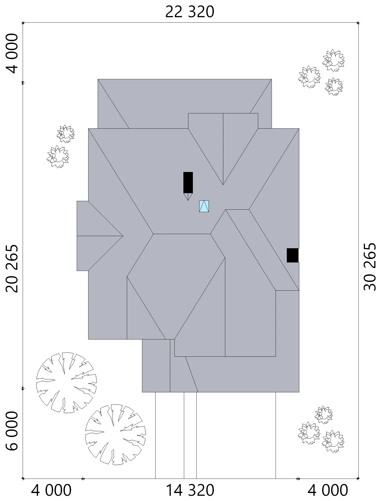 Projekt domu jednorodzinnego o pow. 299 m²: Parterowy z poddaszem użytkowym, 4 Sypialnie, Gabinet, 4 Łazienki, Otwarta kuchnia, Garaż