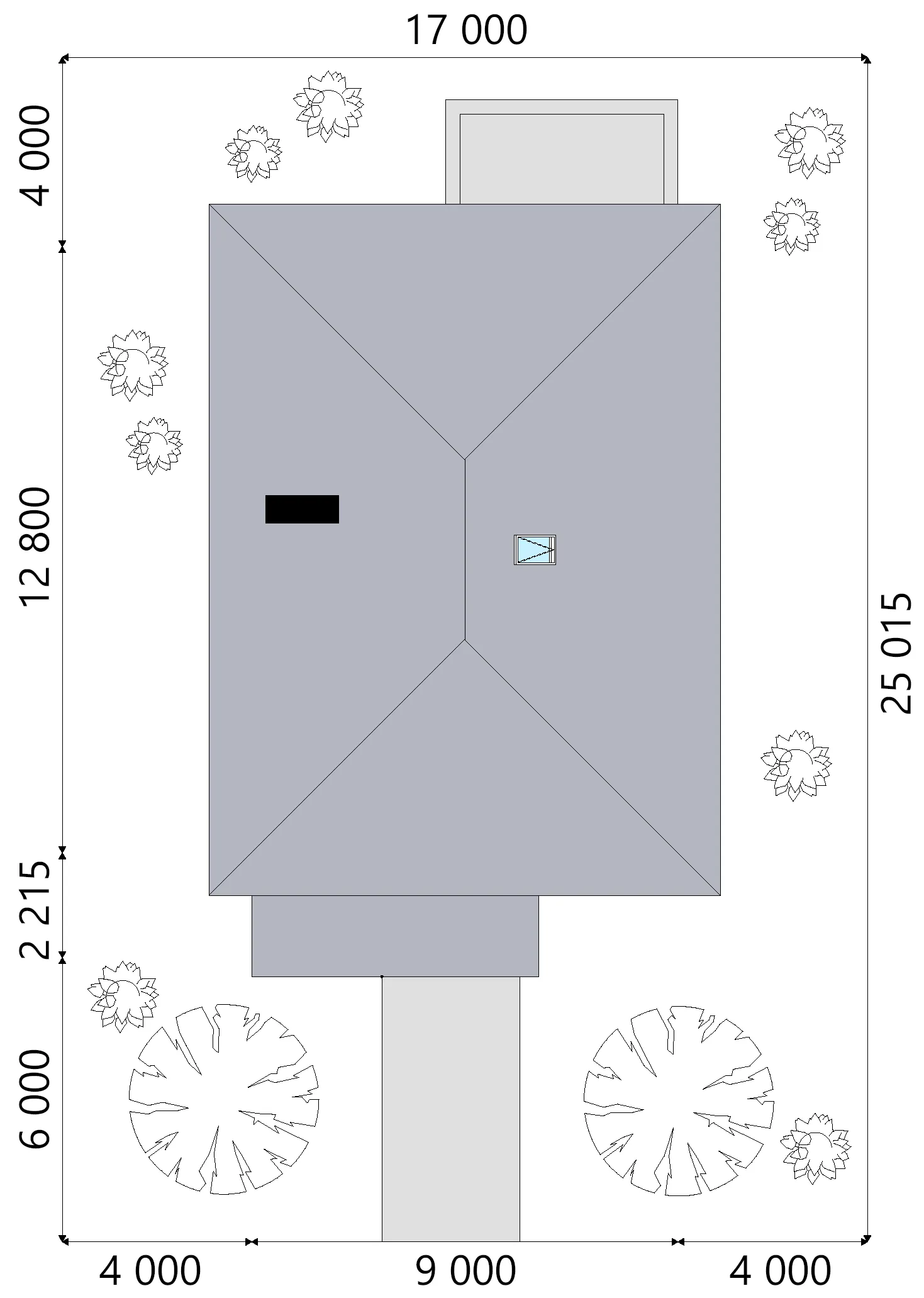 Projekt domu jednorodzinnego o pow. 181 m²: Piętrowy, 4 Sypialnie, 3 Łazienki, Otwarta kuchnia