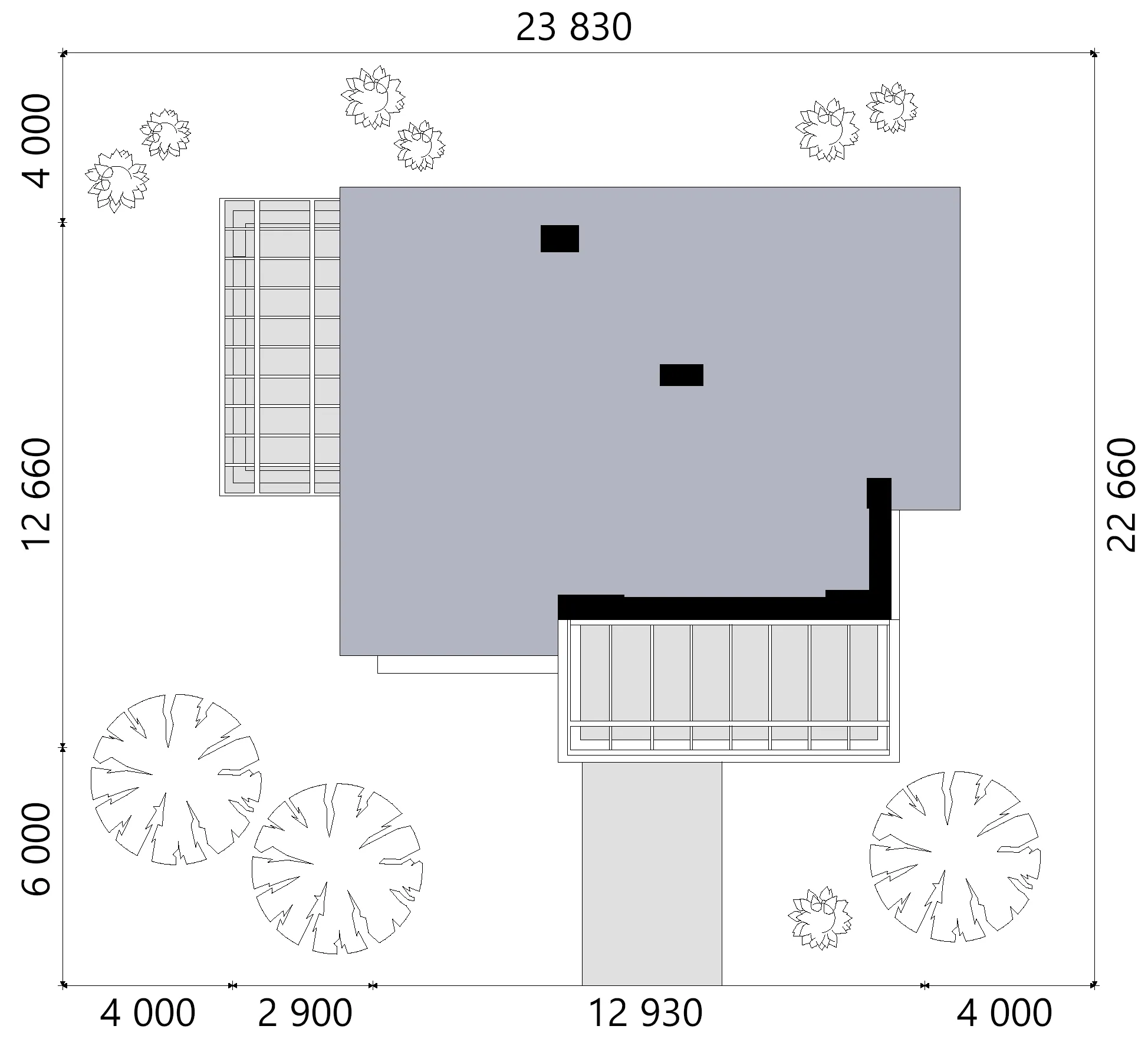 Projekt domu jednorodzinnego o pow. 206 m²: Piętrowy, 3 Sypialnie, Gabinet, 3 Łazienki, Otwarta kuchnia