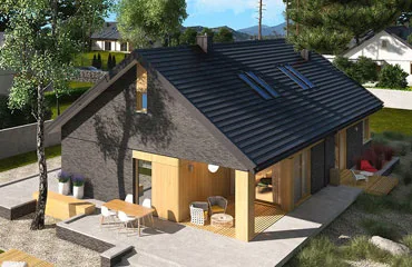 Projekty domów z dachem dwuspadowym