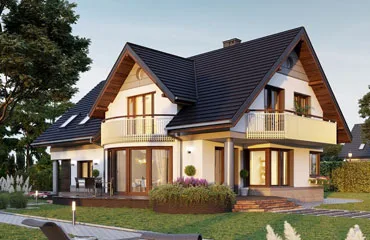 Projekty domów z wykuszem