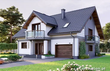 Projekty domów z lukarnami