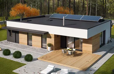 Projekty domów z dachem płaskim