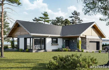 Projekty domów w kształcie litery T