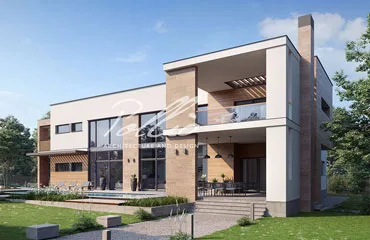 Projekty domów z wysokim salonem lub sufitem – Plansplace.pl